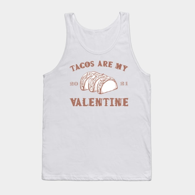 Tacos are my Valentine funny saying with cute taco for taco lover and valentine's day Tank Top by star trek fanart and more